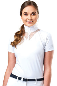 2022 Dublin Womens Tara Competition Lace Shirt 10018010 - White